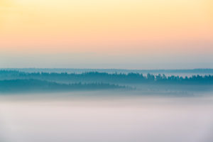 Sunrise at the Leuchtenburg, fog, autumn, Thuringia, Germany Sunrise at the Leuchtenburg, fog, autumn, Thuringia, Germany